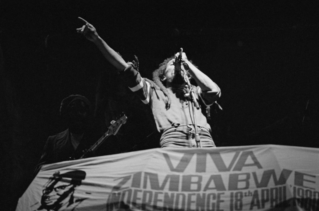 Bob Marley Performs At Zimbabwe Independence