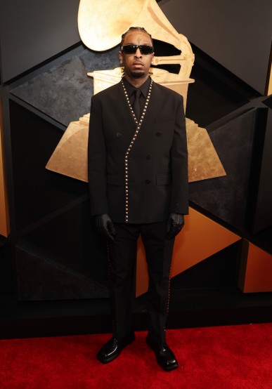 21 Savage. Image: Kevin Mazur for Getty Images for The Recording Academy.