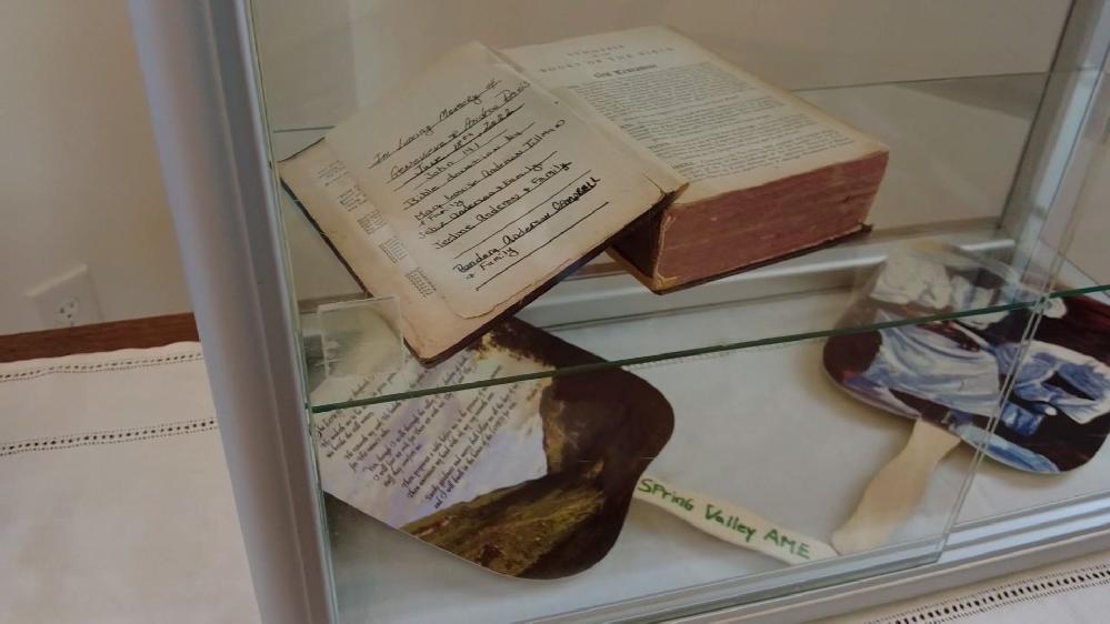 Spring Valley AME Curch artifacts (KYW) 