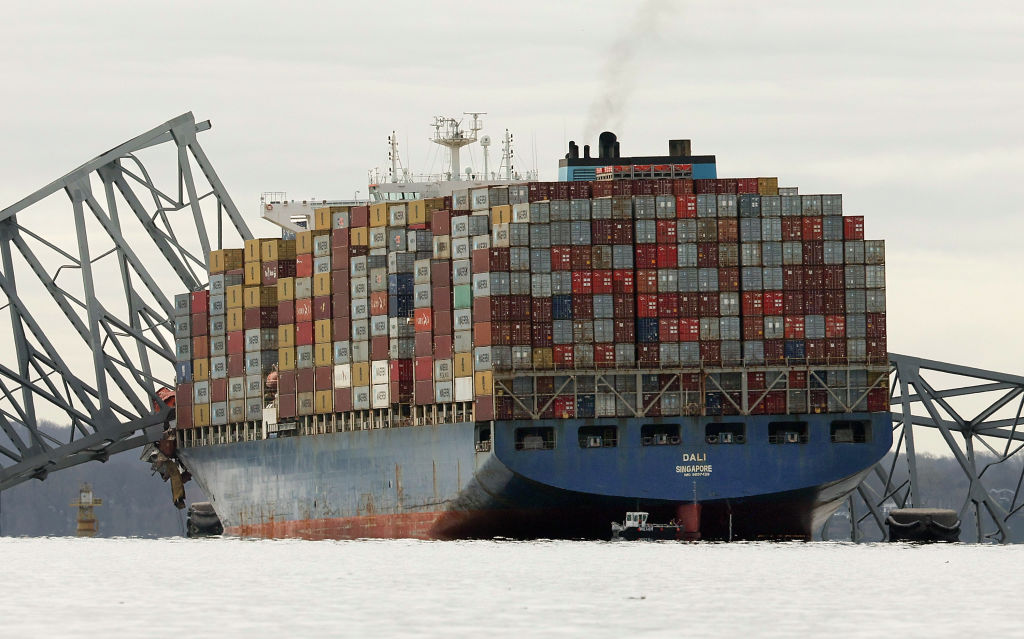 Baltimore's Francis Scott Key Bridge Collapses After Being Struck By Cargo Ship