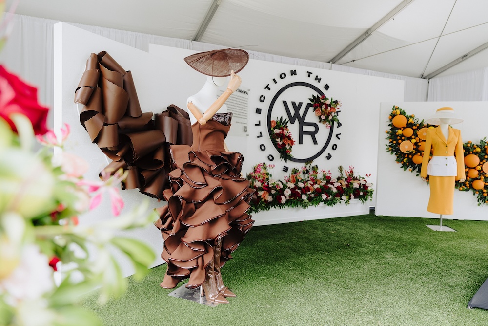 Woodford Reserve-inspired designs at the 150th Kentucky Derby. Image: courtesy of Woodford Reserve.