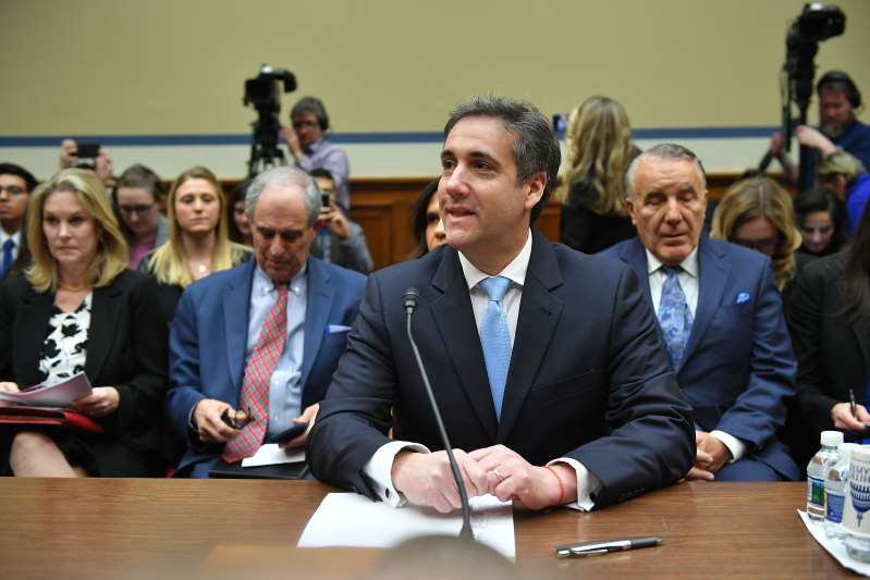 Michael Cohen at government hearing