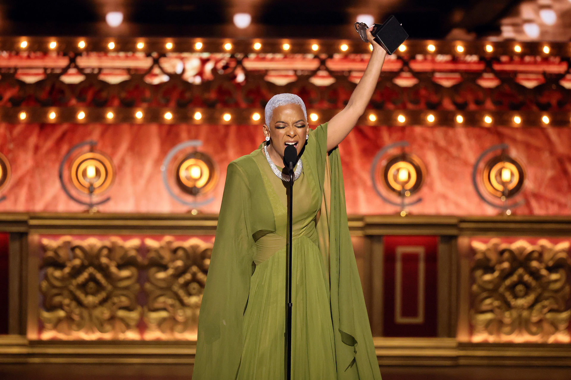 Tony winner Kara Young at the 77th Annual Tony Awards at David H. Koch Theater in New York City. Image: Theo Wargo/Getty Images for Tony Awards Productions.