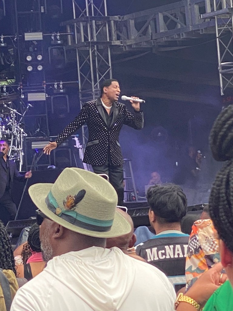 Singer Babyface performs at Roots Picnic 2024 on June 2. (Brigette Squire/The Washington Informer)