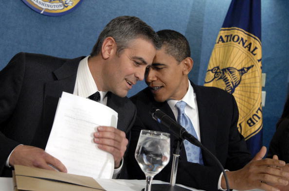 Obama and George Clooney