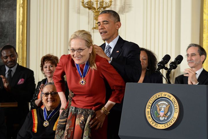 Obama and Meryl Streep