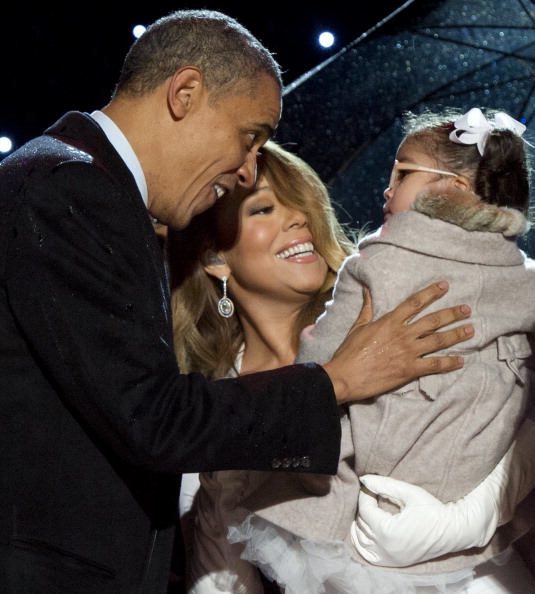 Obama and Mariah Carey