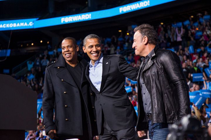 Obama, Jay-Z and Bruce Springsteen