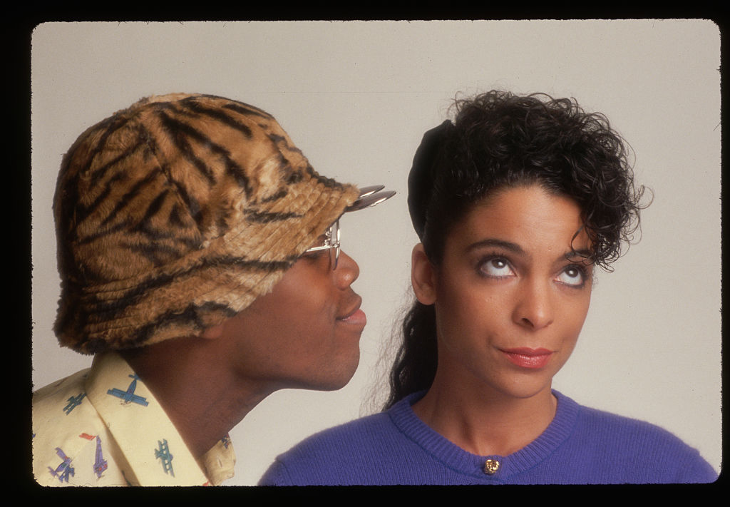 Jasmine Guy and Kadeem Hardison