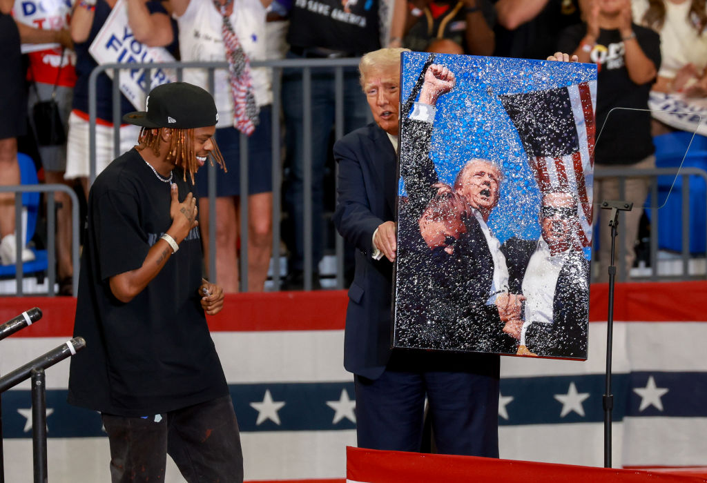 Donald Trump And J.D. Vance Hold Campaign Rally In Atlanta