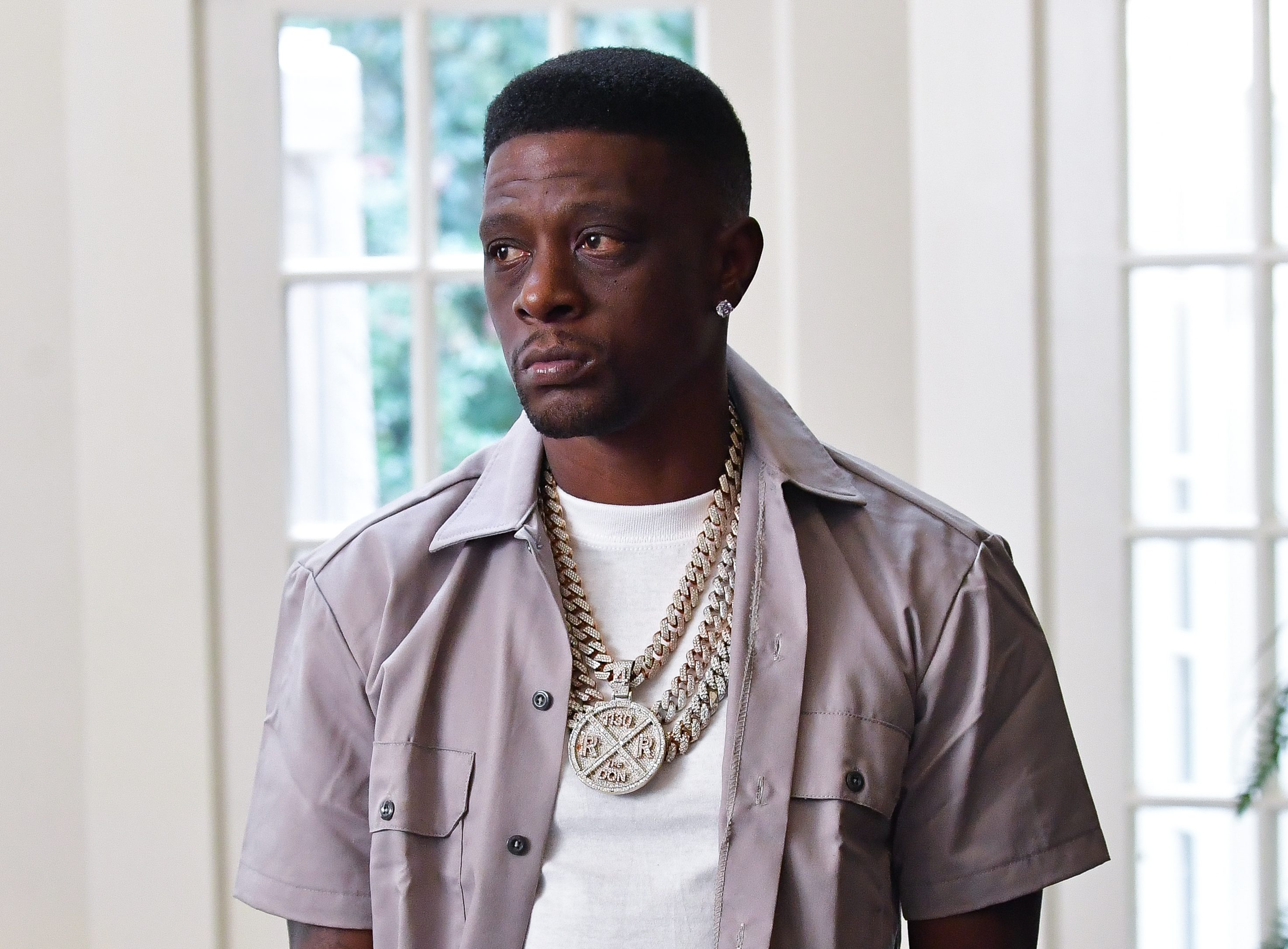 Lil Boosie on set