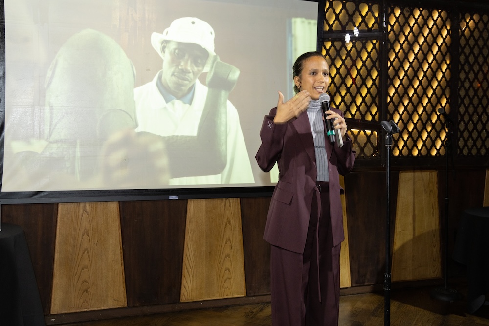 Mati Diop at Albie Awards dinner.