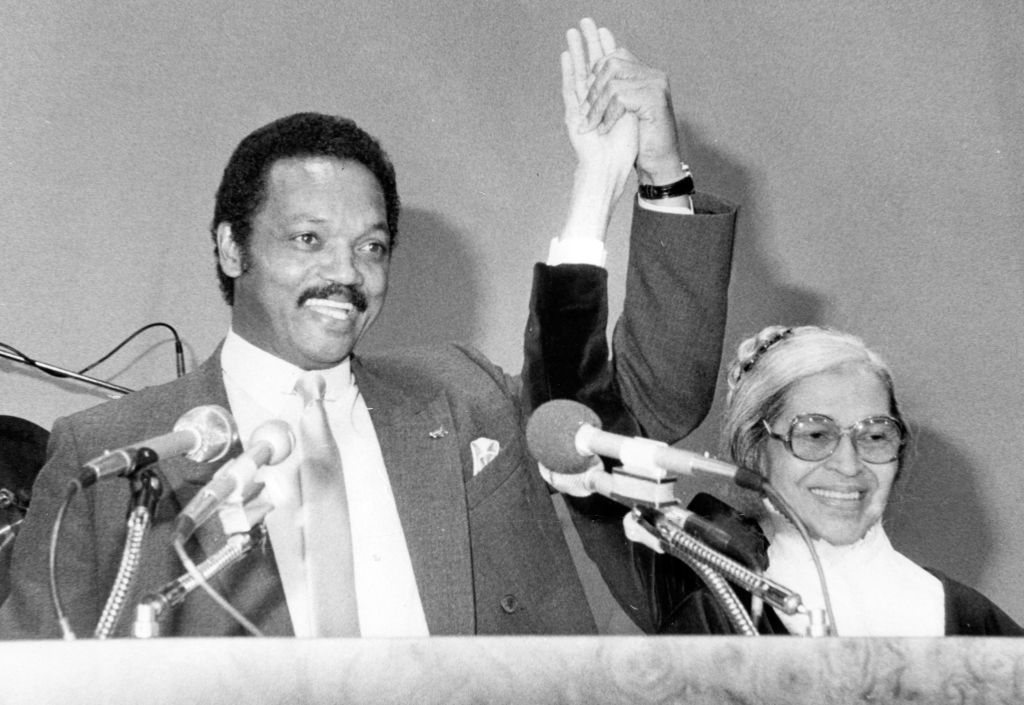 'Rosa Parks, Jesse Jackson'