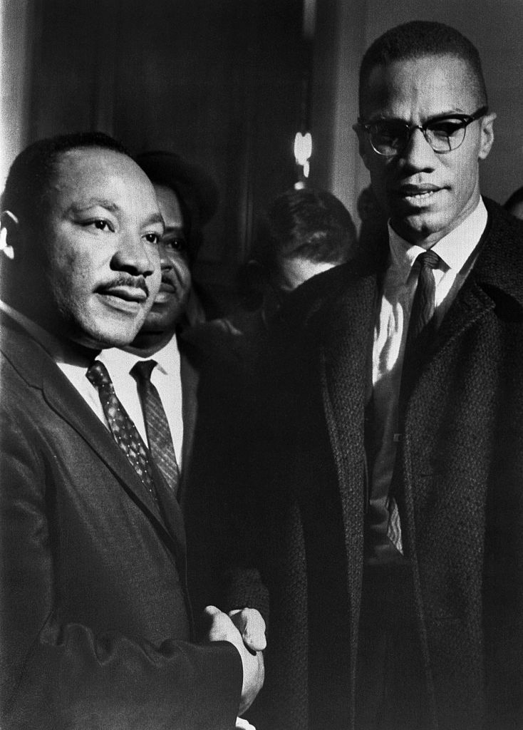 Malcolm X Meets Dr. Martin Luther King