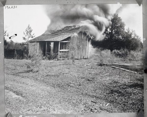 View of House Burning