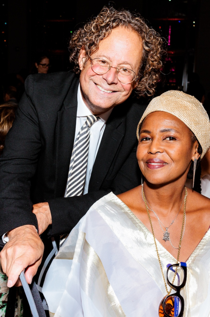 Adam Weinberg and Wangechi Mutu at Storm King Gala 2024