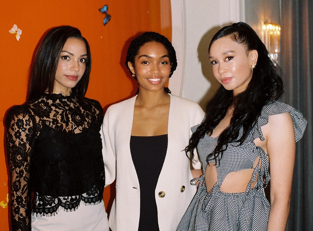 Corinne Foxx, Yara Shahidi and Maya McHenry at the Endometriosis Foundation of America’s “Let’s Talk Period” Luncheon in West Hollywood, California.