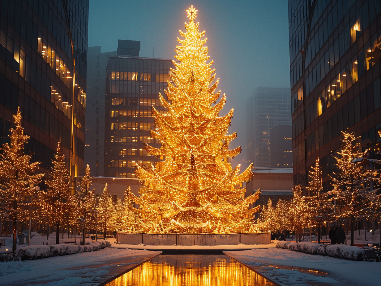 Rockefeller Center Christmas tree lighting ceremony 2024